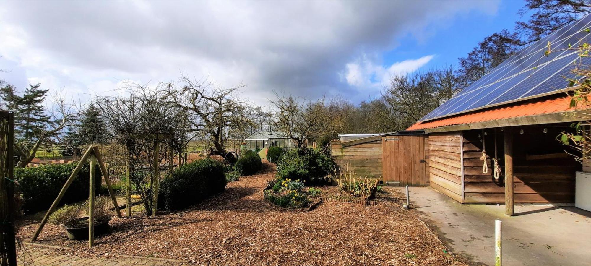 Appartement 2 Met Terras Aan De Tuin Van Op De Roemte Baflo Exteriör bild